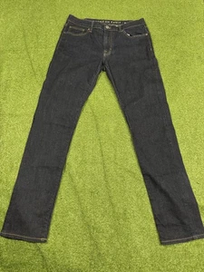 Jeans uomo slim American Eagle lavaggio scuro 34x34 flex denim blu scuro - Foto 1 di 14