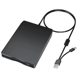 USB-Diskettenleser, Diskettenlaufwerk, Dual-Interface, Externes USB-C-Diske8744 - Bild 1 von 7