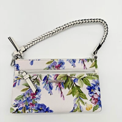 Bolsa de ombro Dana Buchman floral de pulso/pequena - Imagem 1 de 4