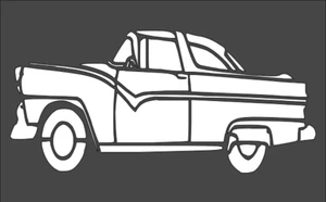 1- 5x8 inch Stencil, (TB-33) Vintage Car (6mil)***** - Picture 1 of 2