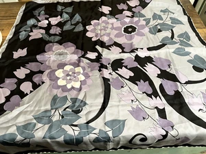 Seta Pura Silk Scarf Made in Italy 30" x 30" - Picture 1 of 7