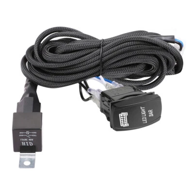 For Can-Am Defender HD5 HD8 HD9 HD10 1-Way Wiring Harness Kit Rocker Switch UTV - Image 1 of 4