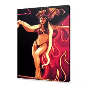 From Dusk Till Dawn Salma Hayek Canvas Print Picture Wall Art Free Fast Delivery - Picture 1 of 5