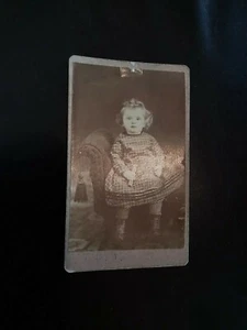 Perkins new photographic rooms Waupaca WI child photo girl collectable - Picture 1 of 2