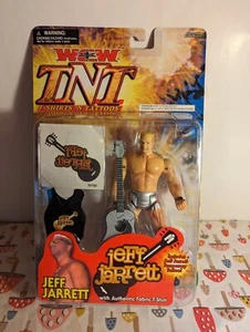 Jeff Jarrett WCW TNT T-Shirts 'n Tattoos action figure ToyBiz 2000 WWF WWE Aew - Foto 1 di 2