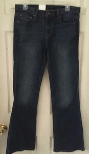 NWT CALVIN KLEIN JEANS FLARE LEG REGULAR FIT Dark WASH DENIM JEANS 10x31.5 NEW - Bild 1 von 11