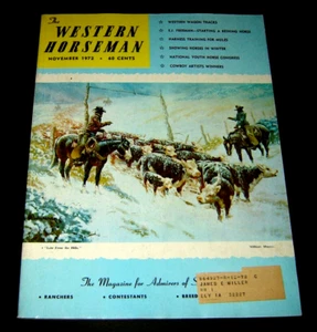 Vintage The Western Horseman November 1972 Magazine - Picture 1 of 3
