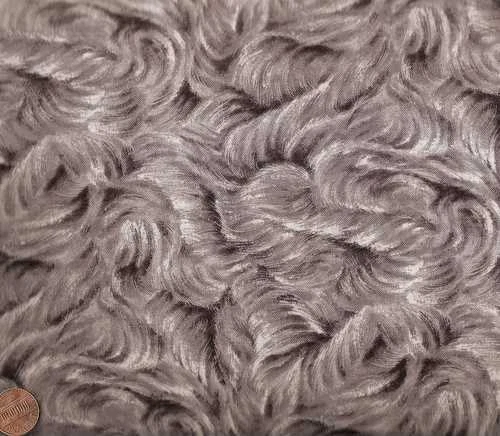 Cat Nap gray swirl RJR fabric - Image 1 of 1