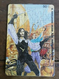 PUZZLE DER SCHWARZE KORSAR AM ARM 50 TEILE MALIPIERO Vintage Versiegelt - Bild 1 von 1