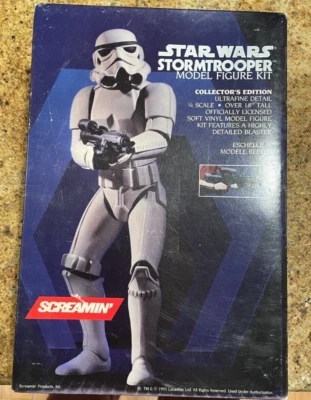 STAR WARS SCREAMIN STORMTROOPER MODEL FIGURE KIT 1:4 SCALE Open Box - Image 1 of 4