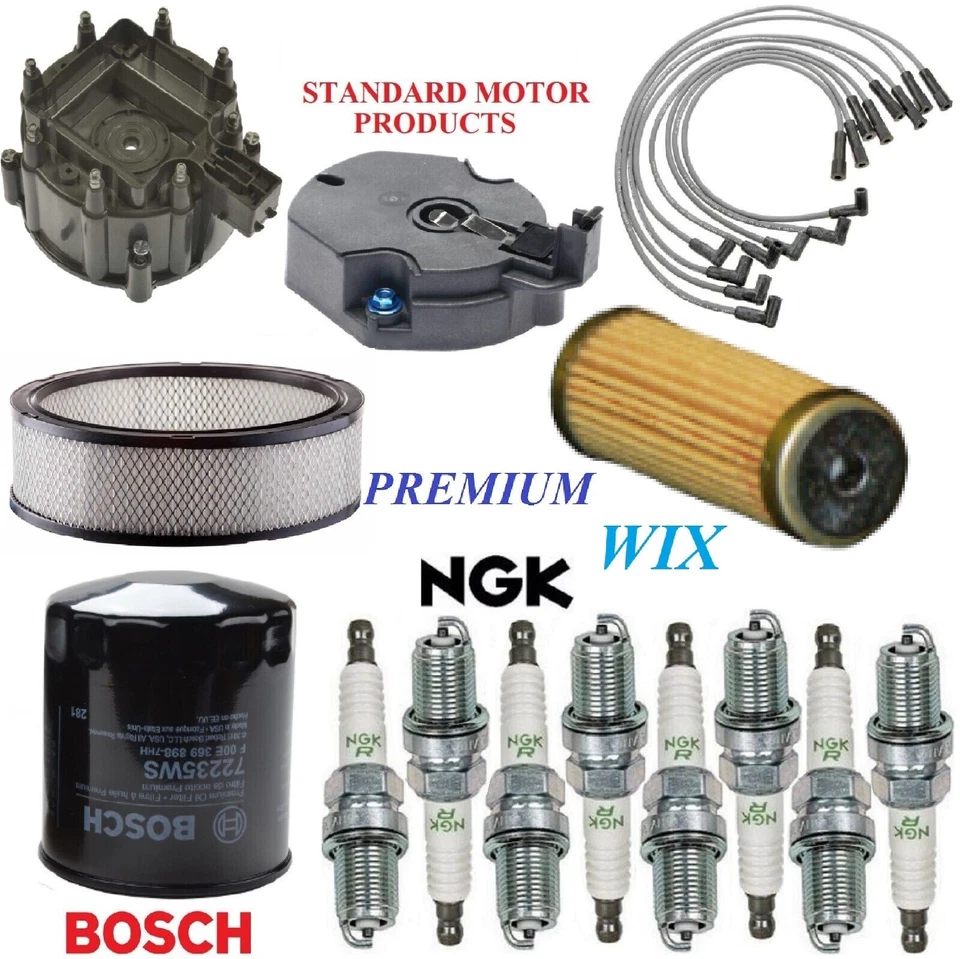 Tune Up Kit Filters Cap Wire Plugs For GMC C2500 Suburban V8 7.4L 1979-1982 - Image 1 of 1