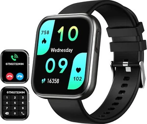 Smart Watch Answer/Make Calls for Men Women 1.96" Fitness Tracker Watch Sports - Picture 1 of 6