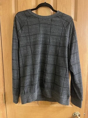 Threads 4 Thought Mens Crew Neck Knit Sweater Shirt Size M Grey - Image 1 of 4