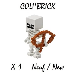 Lego min011 Minifiguren Figur Minecraft - 1x Skelett / Skeleton - New Neu - Bild 1 von 1