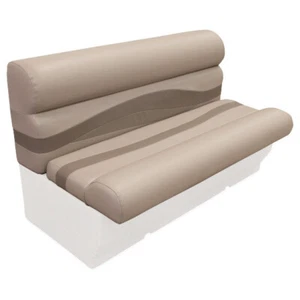 Pontoon Boat Seat Replacement Cushion, Bench Seat Cushion 50" - Mocha/Mushroom - Picture 1 of 1