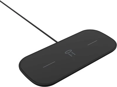 Halo Dual Wireless Charging Pad (Apple, Samsung or any Qi-Enabled Devices) NEW - Image 1 of 4