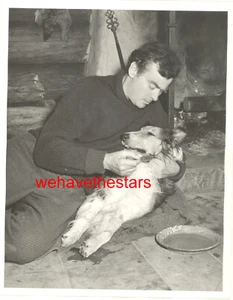 VINTAGE Nils Asther & LASSIE '45 SON OF LASSIE MGM DBW Publicity Portrait - Picture 1 of 1