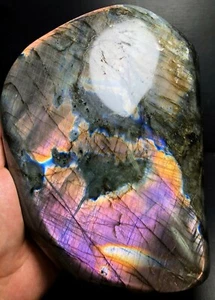3164g AAA+++Madagascar Purple Labradorite natural crystal polishing stone Z948 - Picture 1 of 10