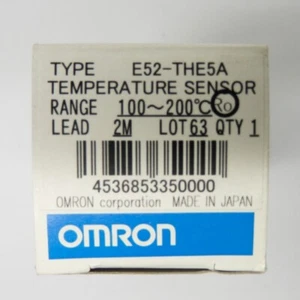 Omron E52 Series Temperature Sensor E52-THE5A 100-200 2M - Picture 1 of 2