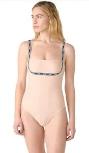 Karl Lagerfeld Swim Suit One Piece Bathing Suit Swimwear Blush Size XL - Picture 1 of 7