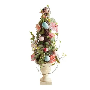 Pier 1 Easter Floral Egg Topiary Arrangement - Picture 1 of 16