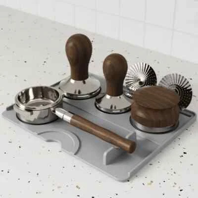 Alfombrilla de apisonamiento para espresso, almohadilla de silicona antideslizante para prensa de café herramienta de cojín Foto 1 de 4