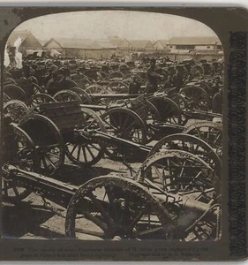 Spoils of War Captured Russian Artillery Russo-Japanese War Stereoview c1905 - Picture 1 of 4