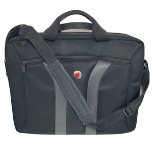 Wenger Swiss Army Computadora Delgada Estuche Bolso para Laptop Negro/Gris Deluxe 57Y4272 - Imagen 1 de 11