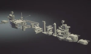 1/350 USS Quincy CA39 Conversion Set for Trumpeter San Francisco kit - Picture 1 of 19
