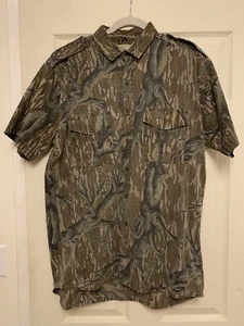 Original Mossy Oak Treestand Short Sleeve Button Down - Picture 1 of 3