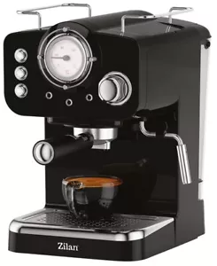 Espresso Maschine Kaffeemaschine Milchaufschäumer Siebträger Cappuccinomaschine - Bild 1 von 9