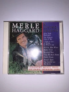 MERLE HAGGARD - A LIVING LEGEND Hall Of Fame 1994 CD M - Picture 1 of 1