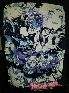 HYPERSONIC Music Club 2016 blue large t-shirt, Japanese webcomic Crunchyroll - Bild 1 von 6