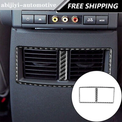 Tampa de ventilação traseira interna de fibra de carbono acabamento para Chrysler 300 300C 2005-2007 - Imagem 1 de 4