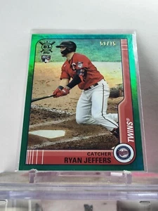 2021 TOPPS BIG LEAGUE #223 RYAN JEFFERS ROOKIE CARD MINNESOTA TWINS/RC Teal/75 - Picture 1 of 2