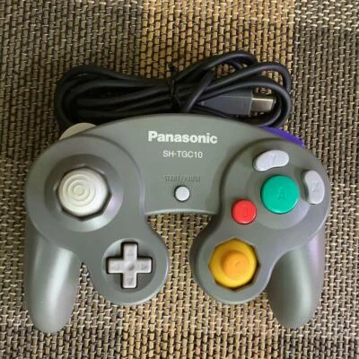 Panasonic Gamecube Controller SH-TGC10 Nintendo Official Color Gray USED - Image 1 of 2