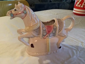 Vintage Heritage Mint Collectibles CAROUSEL HORSE Decorative TEA POT No Lid - Picture 1 of 7