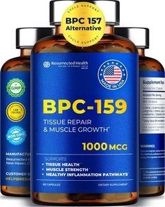 BPC 159,BPC-159 Peptide Capsules BPC-159 Pro 1000mcg, Non-GMO Formula (60 Count) - Picture 1 of 9