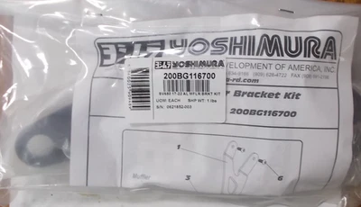Yoshimura 200BG116700 Muffler Bracket / Exhaust Bracket Kit SUZUKI SV650 (SU/B2) - Image 1 of 2