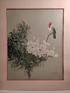 David Lee - Artist Proof "Red Crested Cardinal" Lithographie Druck, signiert - Bild 1 von 5