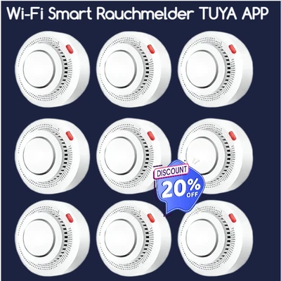 Wi-Fi Smoke Detector WiFi Fire Alarm Fire Alarm Smart Smoke Alarm DHL - Image 1 of 4