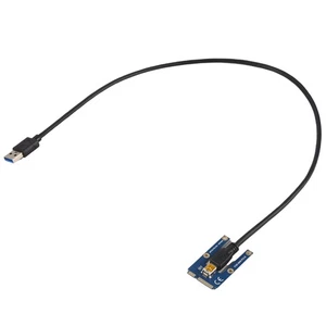 USB 3.0 PCI-E auf PCIe PCI Express 1X auf 16X Extender Riser Card Adapter 1946 - Afbeelding 1 van 7
