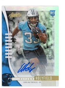 2019 PANINI ABSOLUTE ELIJAH HOLYFIELD AUTO 47/100 PANTHERS - Picture 1 of 1