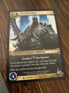 Warcraft WOW TCG Icecrown 16/220 The Lich King EN FOIL - Picture 1 of 3