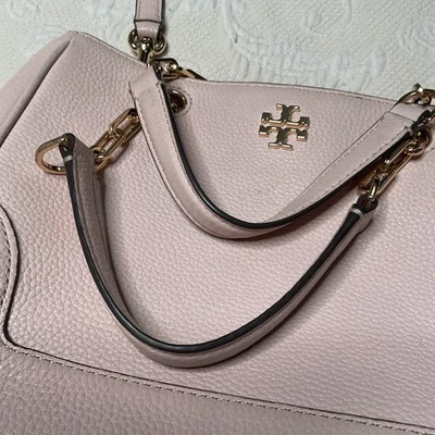 Tory Burch Georgia Triple Compartment Shoulder Tote Bag Women Size L Dusty Pink - Image 1 of 4