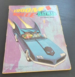 Vintage 1966 Batman Vroom-Screee Batmobile Malbuch - Bild 1 von 8