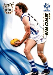 2016 North Melbourne Kangaroos AFL Select Certified Card - Ben Brown - Picture 1 of 3