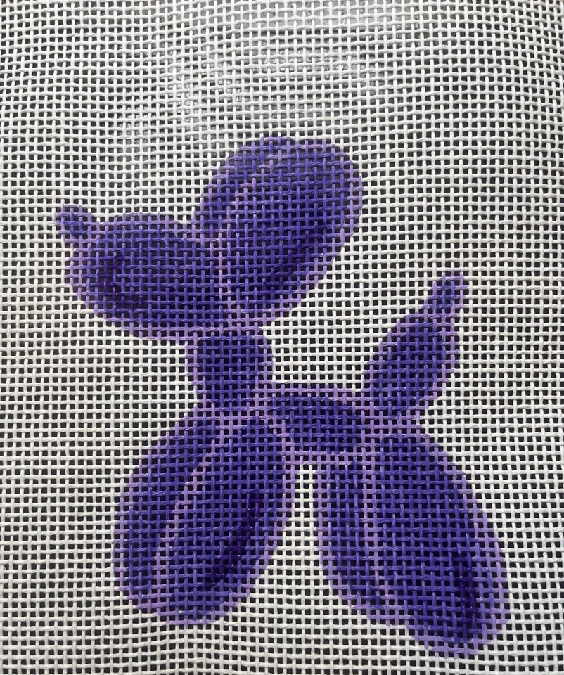 Hand Painted, Needlepoint Canvas, 13 Mesh, Ballon Dog - Image 1 of 1