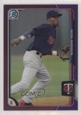 Bowman Chrome Prospects Purple Refractor 2015/250 Nick Gordon #BCP75 Foto 1 de 2