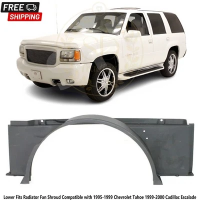 Cubierta inferior del ventilador del radiador compatible con Chevrolet Tahoe 1995-1999 Foto 1 de 4